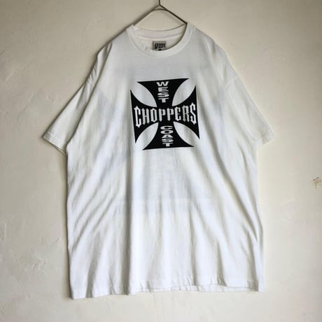 BOOTLEG　West Coast Choppers　Tシャツ　ビッグプリント　白