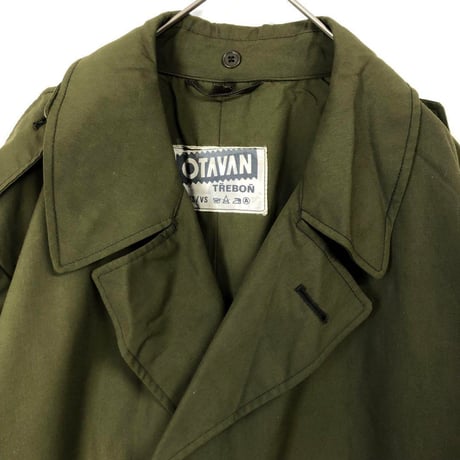 チェコ軍　トレンチコート　ミリタリー　ジャケット　カーキ　 XL