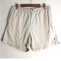 80's Ralph Lauren　ラルフローレン　刺繍ロゴ　ハーフ　ショートパンツ
