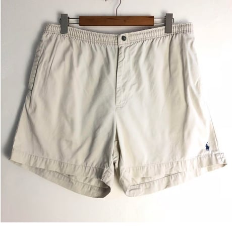 80's Ralph Lauren　ラルフローレン　刺繍ロゴ　ハーフ　ショートパンツ