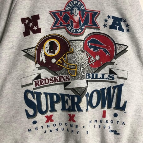 90s　USA製　NFL　スーパーボウル　スウェット　グレー