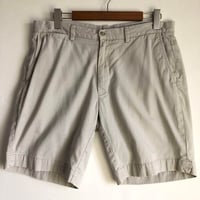 ポロ ラルフローレン ハーフ　ショートパンツ　刺繍　ロゴ　ベージュ