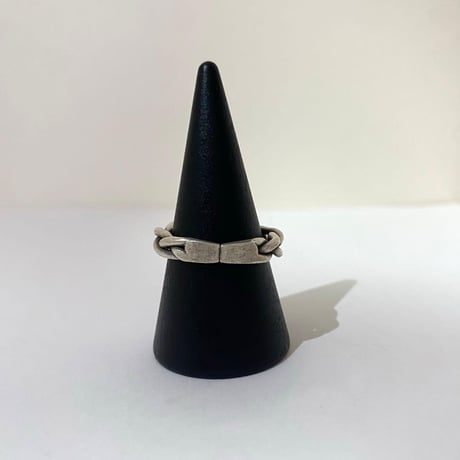 KAREN SILVER カレン　シルバー　民族　ツイスト　ハンドメイド　リング　指輪　15号　925