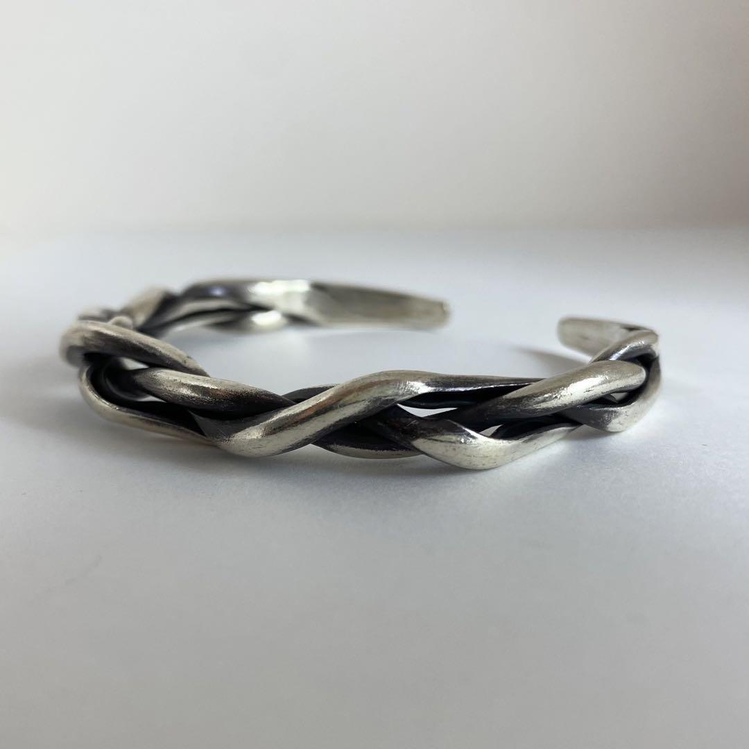 KARENSILVER カレンシルバー 編み込み バングル ブレスレット
