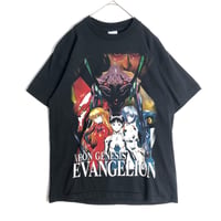 BOOTLEG　Evangelion エヴァンゲリオン　シングルステッチ　Tシャツ　黒