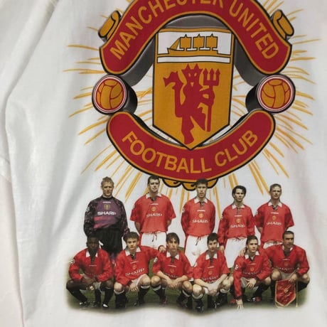 BOOTLEG マンチェスターユナイテッド　サッカー　ビッグプリント　Tシャツ