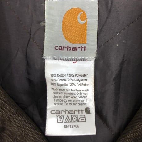Carhartt　カーハート　ダック　トラディショナル　ジャケット