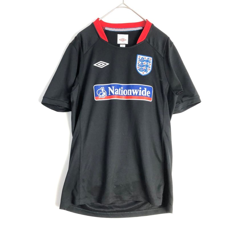 イングランド アンブロ トレーニングシャツ ユニフォーム サッカー 黒