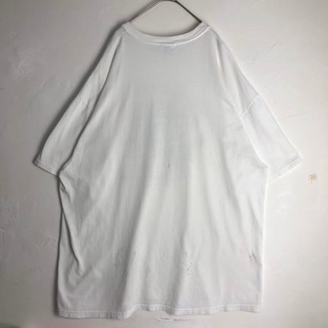 ヘインズ　アニマル　犬　半袖　Tシャツ　ビッグサイズ　白
