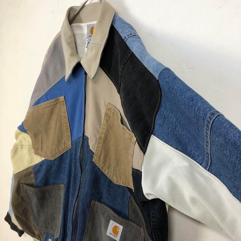 3255 カーハート　リメイク　再構築　コーデュロイ　ジャケット　パッチワーク m58677240805_1.jpg?1703078236