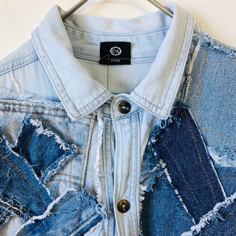 リーバイス リメイク 再構築 デニム 半袖 シャツ ジャケット | PEACE TOWN