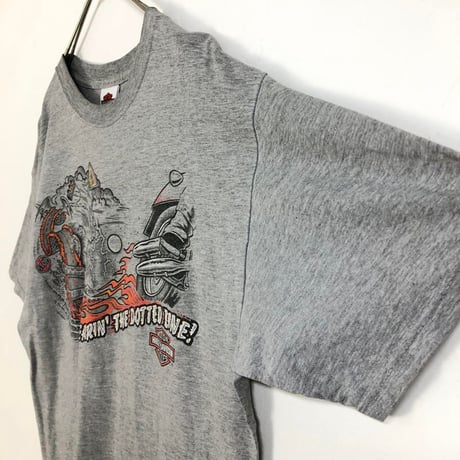 ハーレーダビッドソン　両面　プリント　ビッグロゴ　半袖　Tシャツ