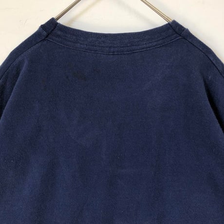 90s フルーツオブザルーム　Davey's ON PORT　半袖　Tシャツ　紺