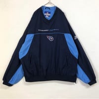 NFL タイタンズ　ジャージ　プルオーバー　スウェット　刺繍　ロゴ　紺