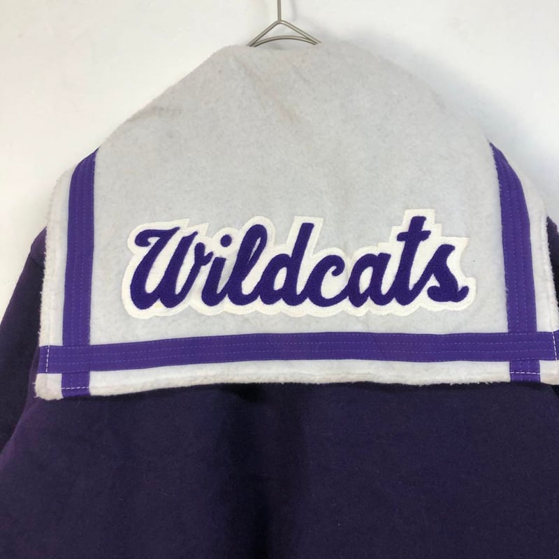 カレッジ USA製 Wildctas スタジャン セーラー襟 刺繍ロゴ | PEACE TOWN