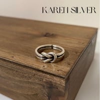 KARENSILVER　カレンシルバー　民族　結び目　リング　指輪　925