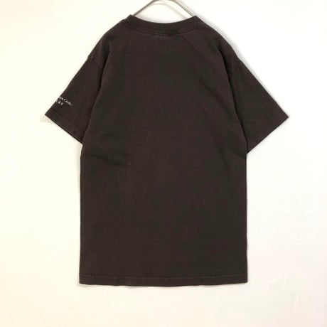 space shuttle　プリント　宇宙　半袖　Tシャツ　テキサス　ブラウン