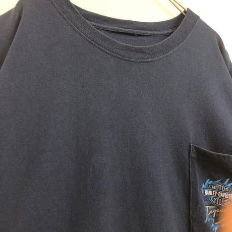 ハーレーダビッドソン　両面　プリント　ビッグロゴ　半袖　Tシャツ
