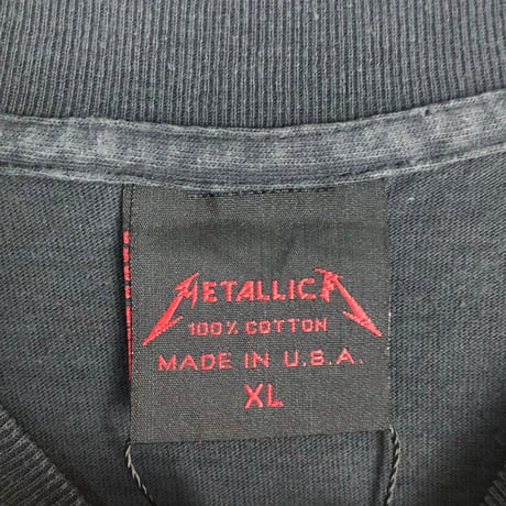 BOOTLEG　METALLICA メタリカ　バンT　シングルステッチ　Tシャツ