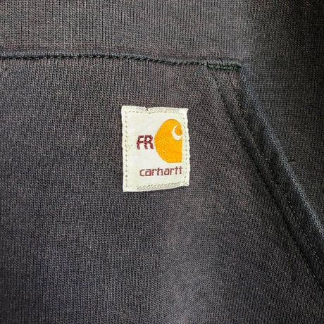 Carhartt　カーハート　ロゴ　パーカー　フーディ 裏起毛　紺