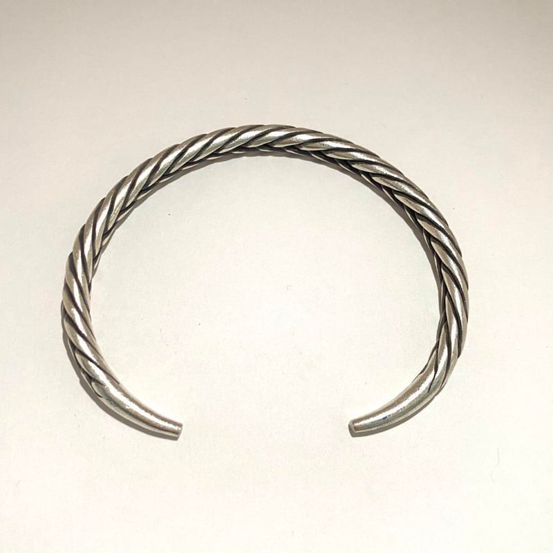 カレンシルバー　編み込み　バングル　ブレスレット　ハンドメイド　 925 KARENSILVER カレンシルバー 編み込み バングル ブレスレット