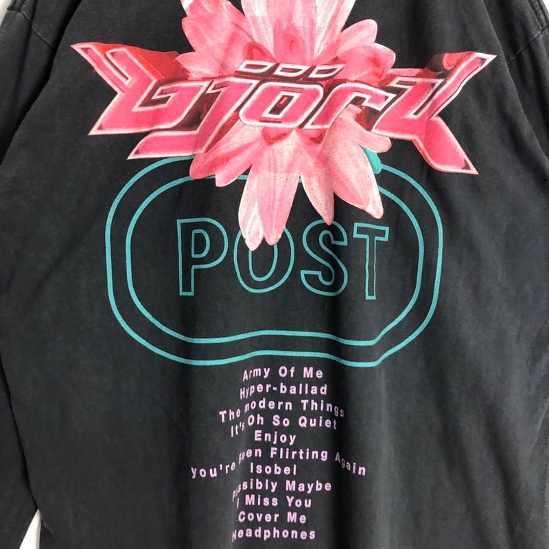 BOOTLEG Björk ビョーク シングルステッチ 両面 ビッグプリント ロンT