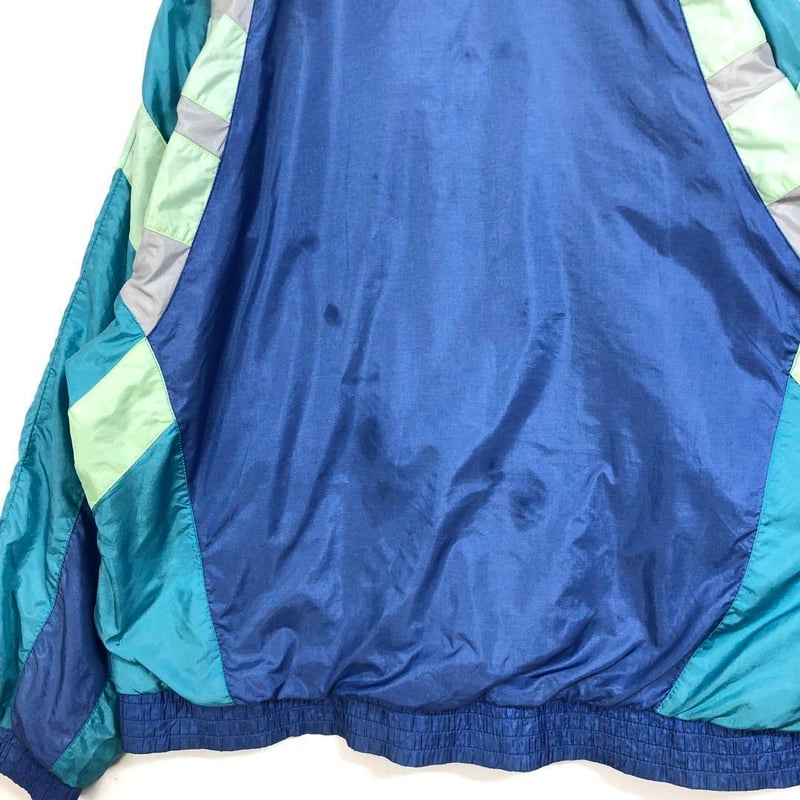 80's アディダスオリジナルス ジャージ ナイロンジャケット 刺繍 ロゴ