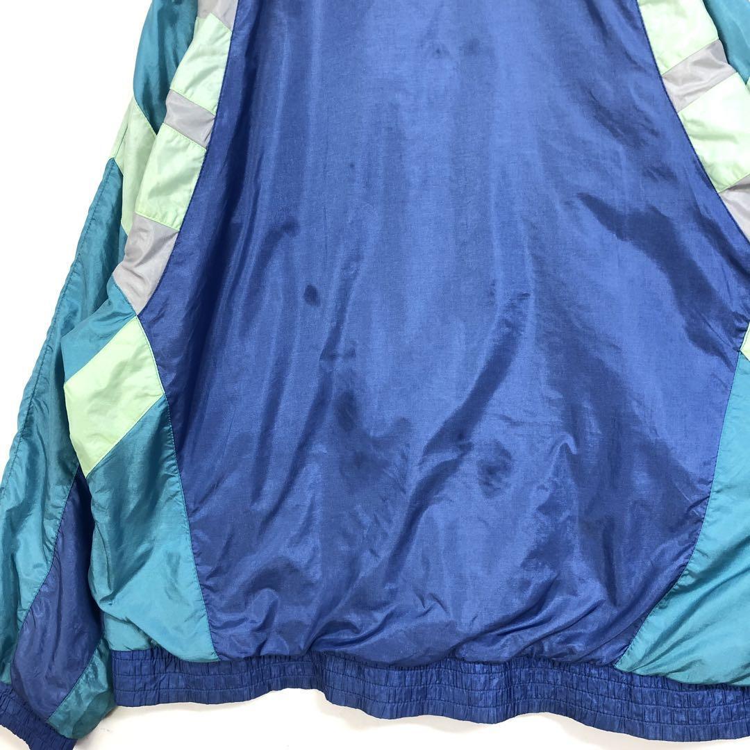 80's アディダスオリジナルス ジャージ ナイロンジャケット 刺繍 ロゴ