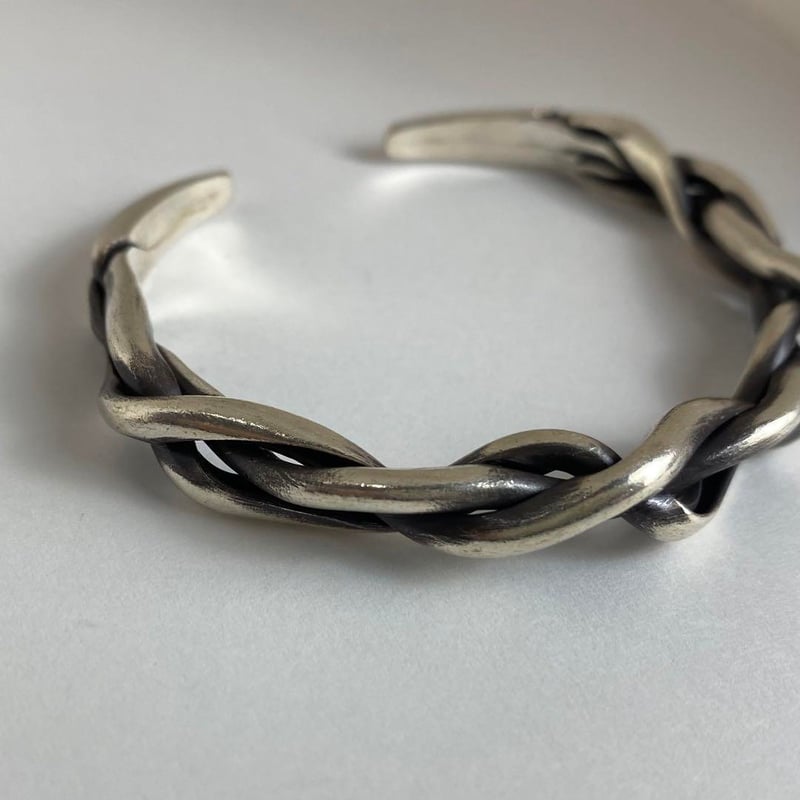 KARENSILVER カレンシルバー 編み込み バングル ブレスレット