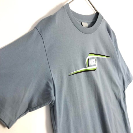 00s NIKE ナイキ　ビッグプリント　半袖　Tシャツ　グレー