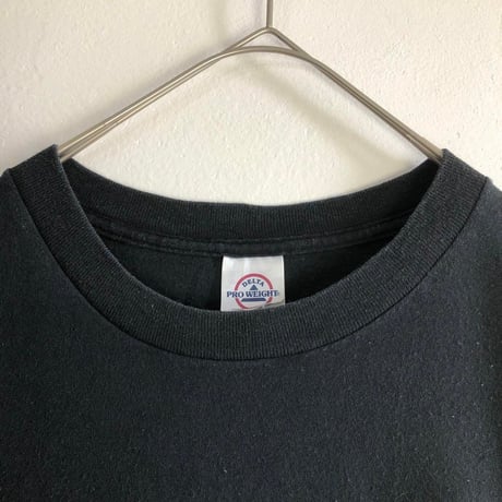 FBI  ビッグプリント　DELTA  半袖　Tシャツ　ブラック