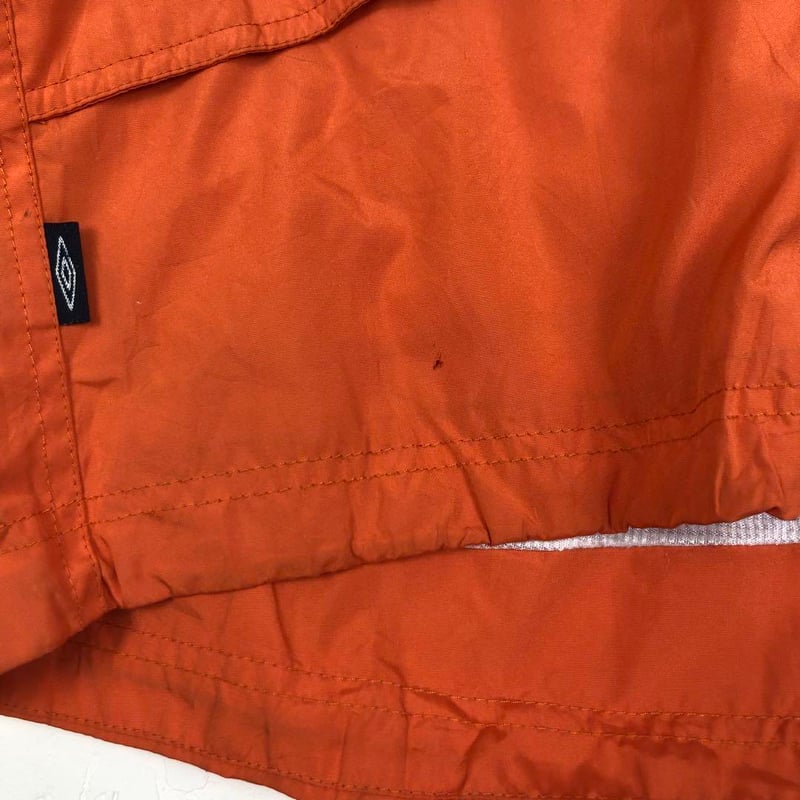 アンブロ マウンテン パーカー 刺繍 ロゴ ジャケット オレンジ | PEACE