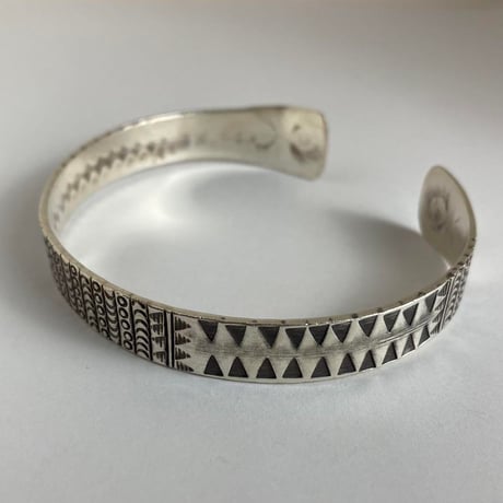 KARENSILVER カレンシルバー　カレン族　バングル　ブレスレット　ハンドメイド　925