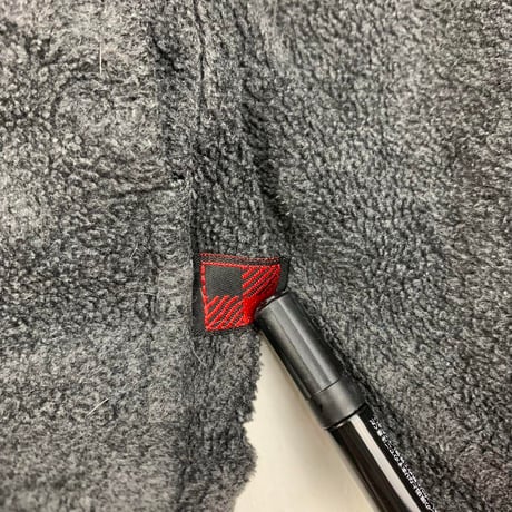 ウールリッチ　フリース　ロゴタグ　ジャケット　グレー