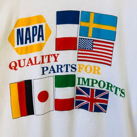 90s USA製　フルーツオブザルーム　ビッグロゴ　Tシャツ　白