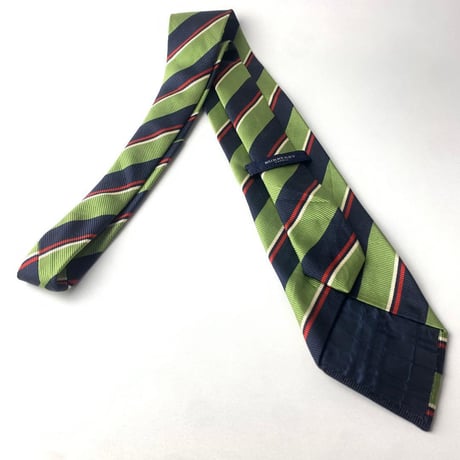 Burberry バーバリー ロンドン　ネクタイ　ストライプ　シルク