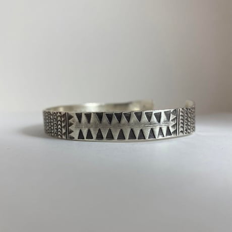 KARENSILVER カレンシルバー　カレン族　バングル　ブレスレット　ハンドメイド　925
