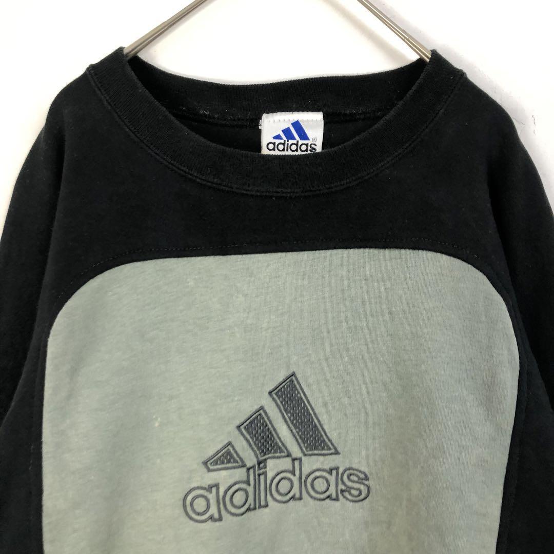 アディダス スウェット トレーナー リメイク 切替 黒 | PEACE TOWN