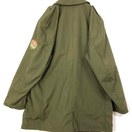 チェコ軍　トレンチコート　ミリタリー　ジャケット　カーキ　 XL