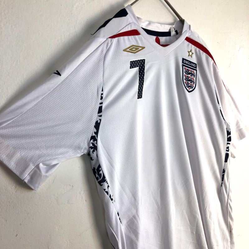 新品 UMBRO アンブロ サッカー ユニフォーム イングランド ベッカム UMBRO アンブロ イングランド代表 99-01 ホーム ユニフォーム