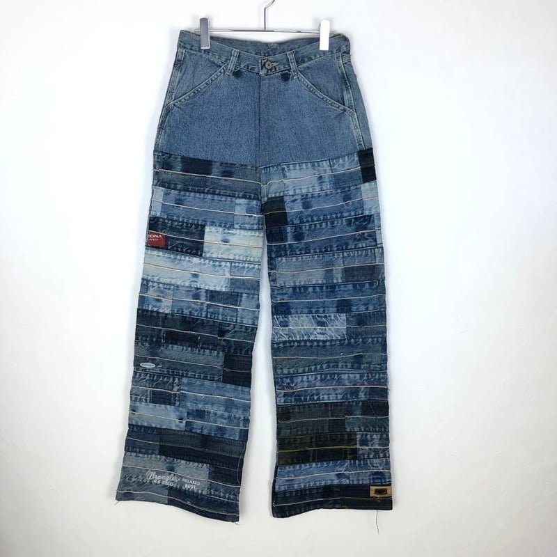 カーハート リメイク デニム パンツ Gパン 再構築 パッチワーク