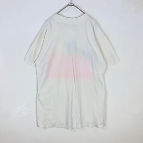 90s シングルステッチ USA製 ヘインズ　ロゴ　Tシャツ　白