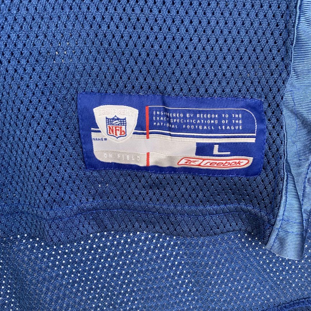 NFL リーボック ゲームシャツ アメフト ユニフォーム ジャイアンツ