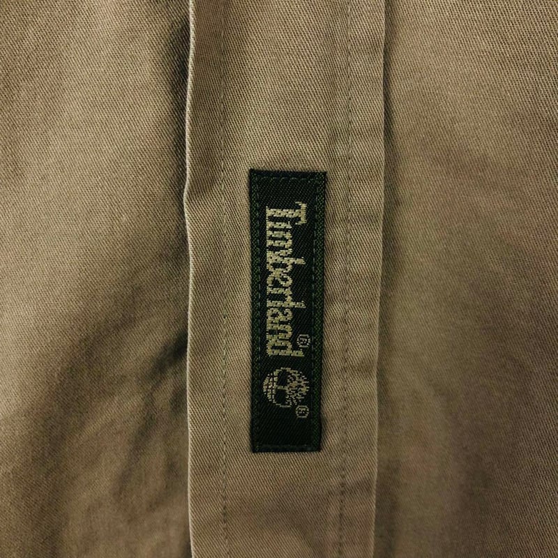 ティンバーランド ロゴタグ コットン 長袖 シャツ ゆるだぼ