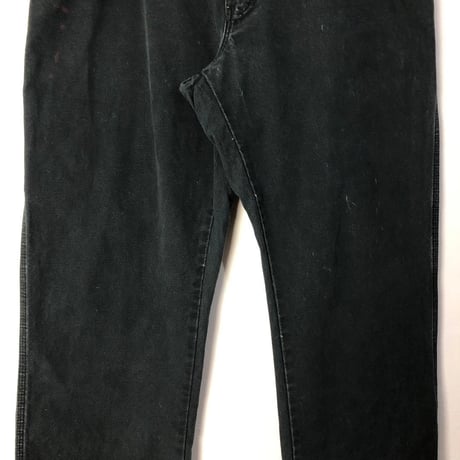 メキシコ製　Dickies　ディッキーズ　ブラックデニム　ペインター　パンツ　黒