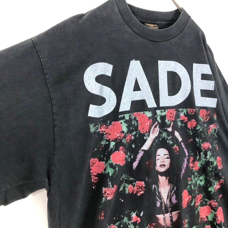 BOOTLEG SADE シャーデー シングルステッチ ビッグプリント Tシャツ 黒