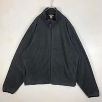 ウールリッチ　フリース　ロゴタグ　ジャケット　グレー
