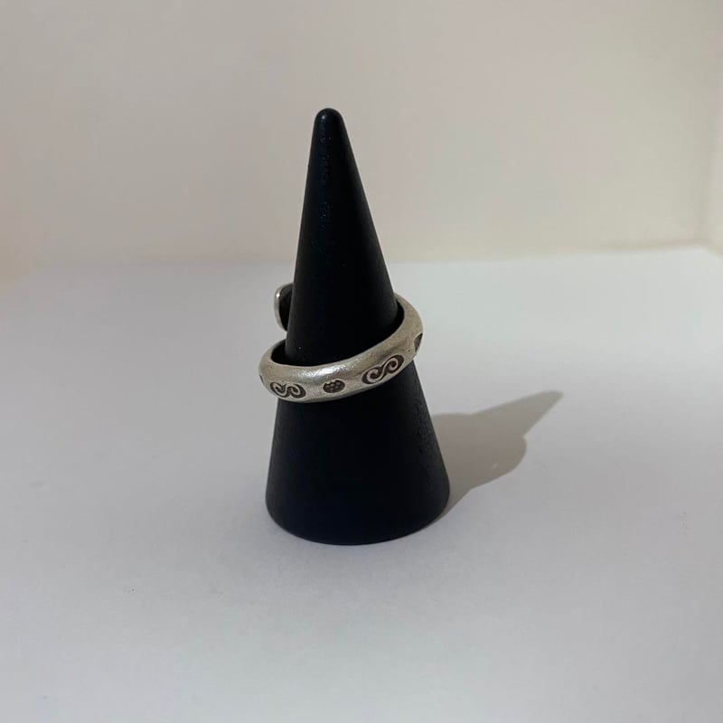 KARENSILVER カレン シルバー 民族 ハンドメイド 魚 柄 リング 指輪