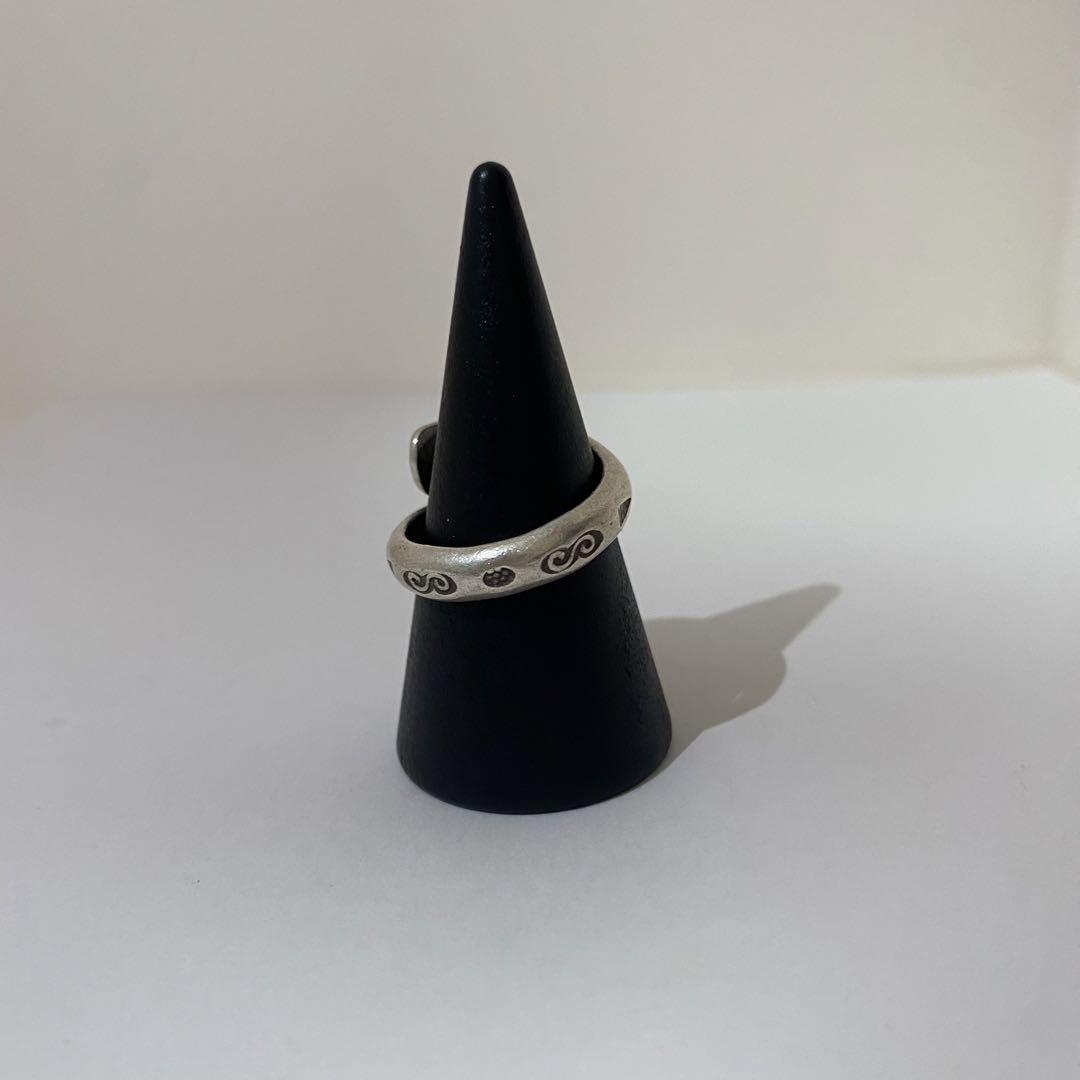 KARENSILVER カレン シルバー 民族 ハンドメイド 魚 柄 リング 指輪