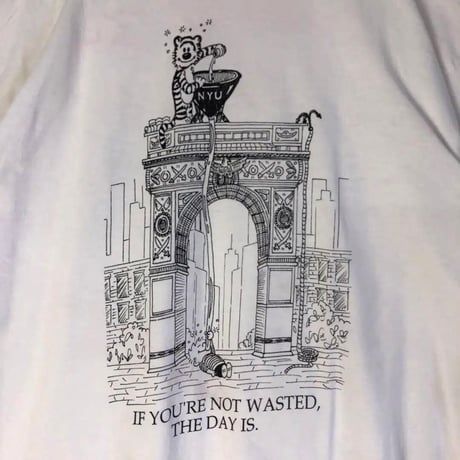 90s シングルステッチ　フルーツオブザルーム　半袖　Tシャツ　白